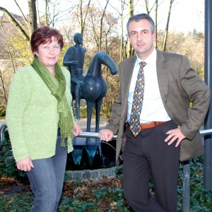 Elfriede Haslauer und Oliver Kapser