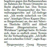 Termin Verhandlung Bürgerbegehren